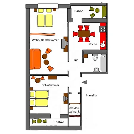 H&h Im Herzen Der Stadt Teilweise Mit Balkon Ruhig Zentral Modern Mit Kueche *