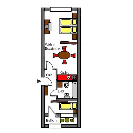 H&h Im Herzen Der Stadt Teilweise Mit Balkon Ruhig Zentral Modern Mit Kueche Apartament Greifswald